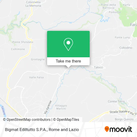 Bigmat Ediltutto S.P.A. map