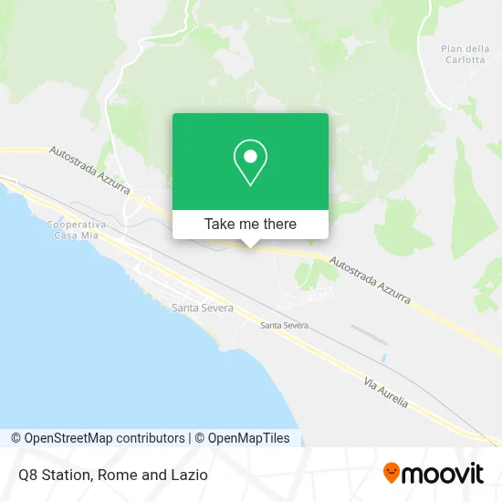 Q8 Station map