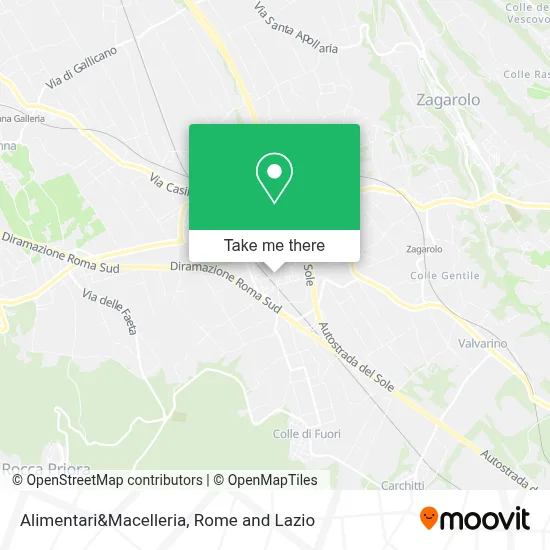 Alimentari&Macelleria map