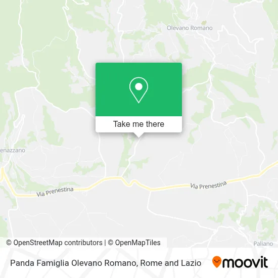 Panda Famiglia Olevano Romano map