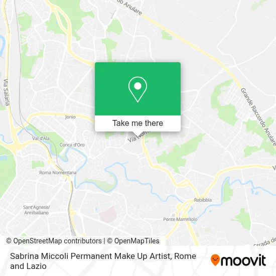 Sabrina Miccoli Permanent Make Up Artist map