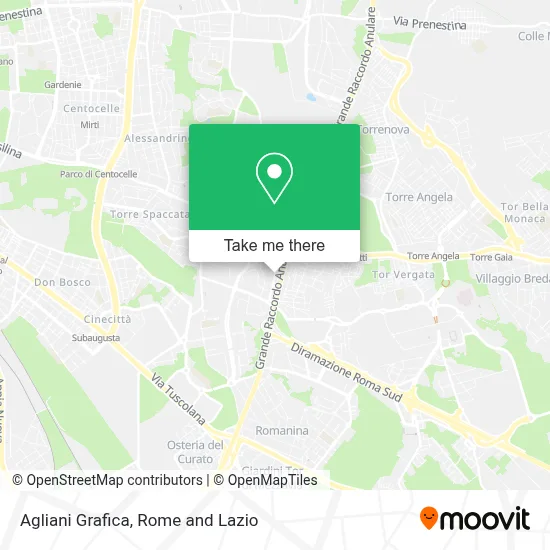 Agliani Grafica map