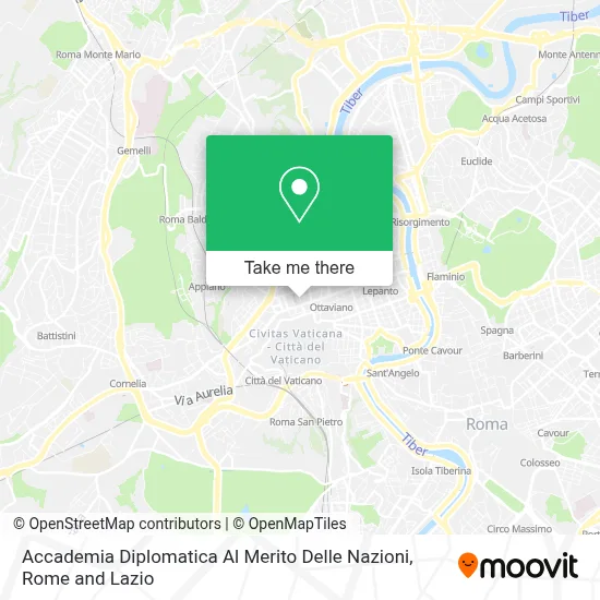 Accademia Diplomatica Al Merito Delle Nazioni map