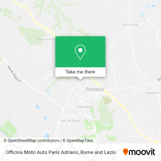 Officina Moto Auto Paris Adriano map