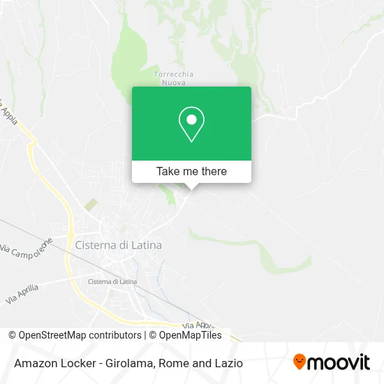 Amazon Locker - Girolama map
