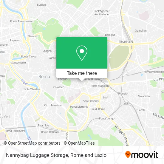 Nannybag Luggage Storage map
