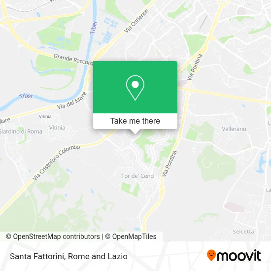 Santa Fattorini map