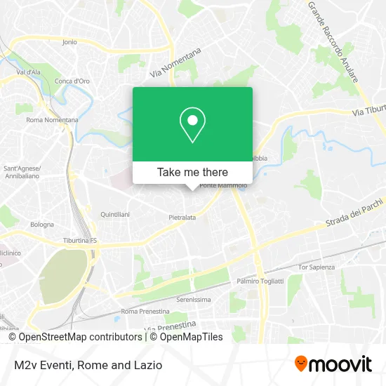 M2v Eventi map