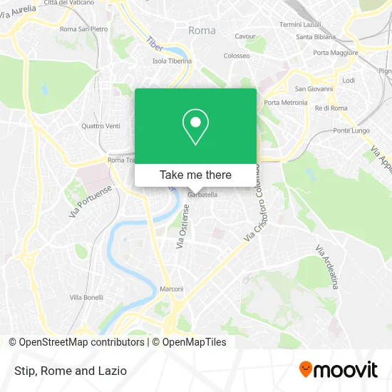 Stip map