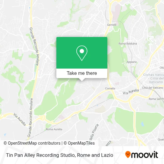 Tin Pan Alley Recording Studio map