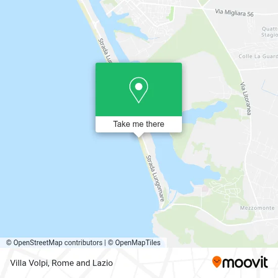 Villa Volpi map