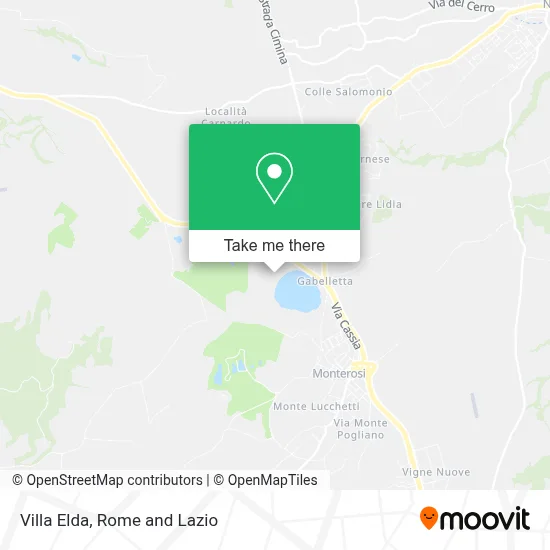 Villa Elda map