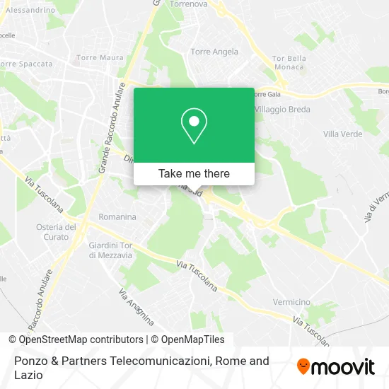 Ponzo & Partners Telecomunicazioni map