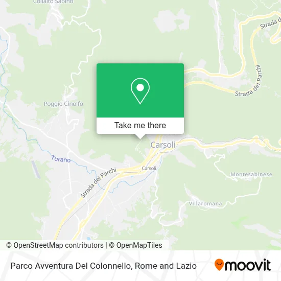Parco Avventura Del Colonnello map