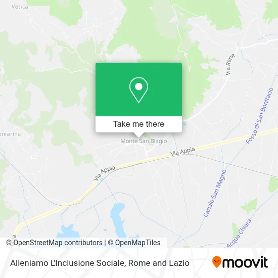 Alleniamo L'Inclusione Sociale map