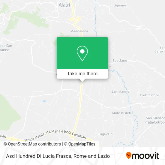 Asd Hundred Di Lucia Frasca map