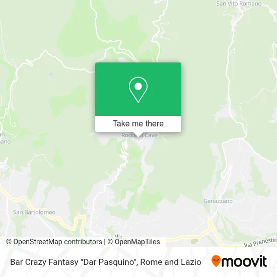 Bar Crazy Fantasy  "Dar Pasquino" map
