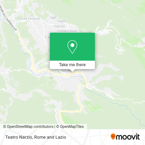 Teatro Narzio map