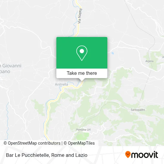 Bar Le Pucchietelle map