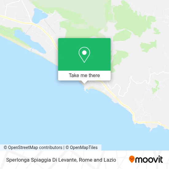 Sperlonga Spiaggia Di Levante map