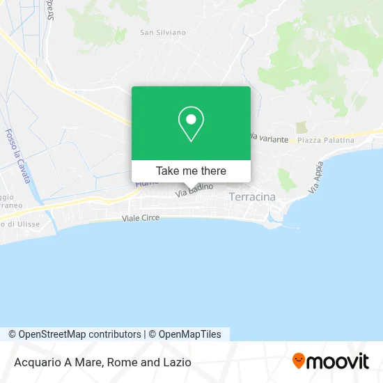 Acquario A Mare map