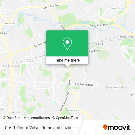C.A.R. Room Volvo map