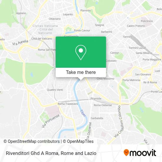 Rivenditori Ghd A Roma map