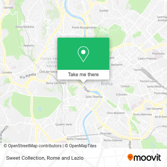 Sweet Collection map