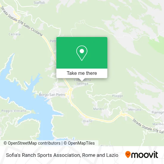 Sofia's Ranch Sports Association map