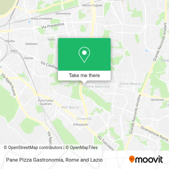 Pane Pizza Gastronomia map