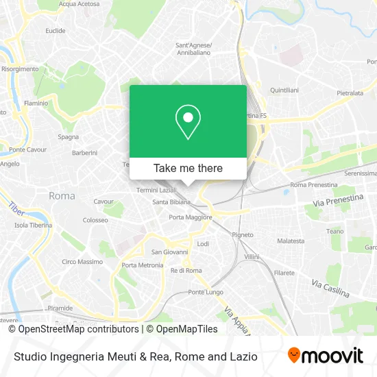 Studio Ingegneria Meuti & Rea map