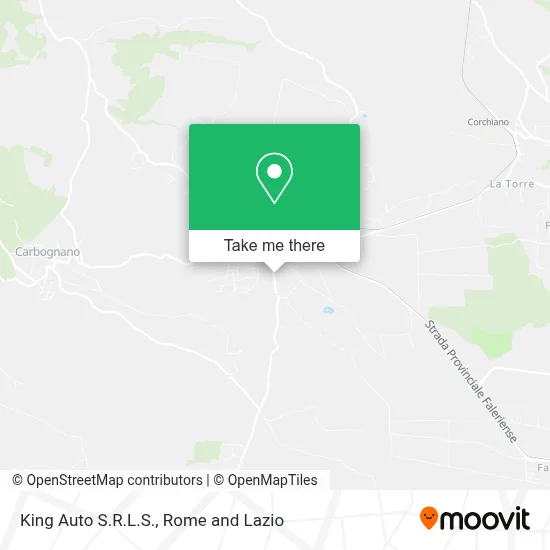 King Auto S.R.L.S. map