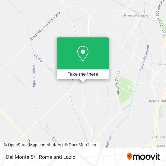 Del Monte Srl map