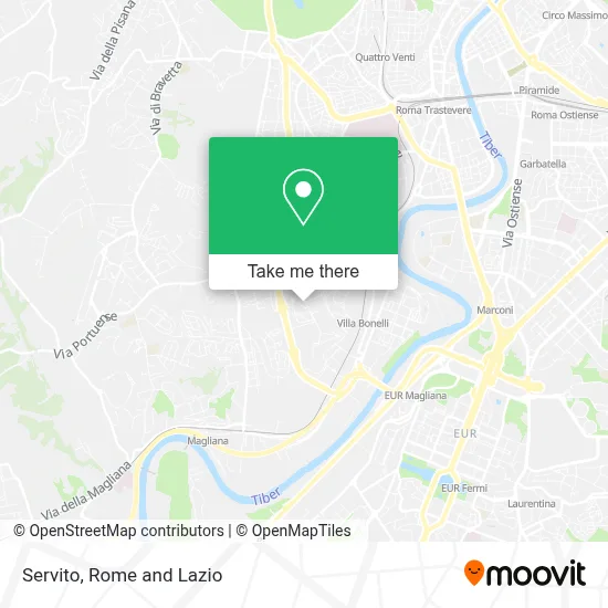 Servito map