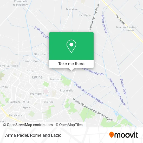 Arma Padel map