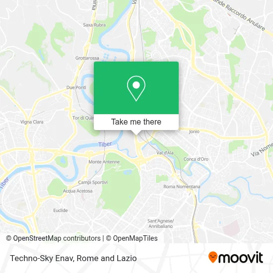 Techno-Sky Enav map