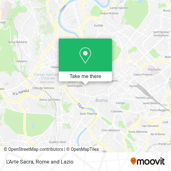 L'Arte Sacra map