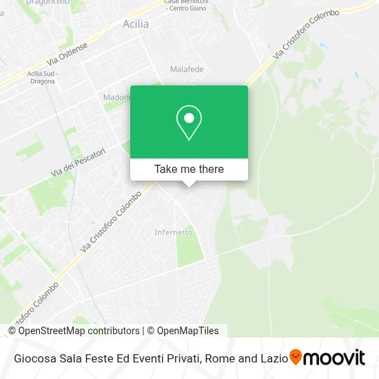 Giocosa Sala Feste Ed Eventi Privati map