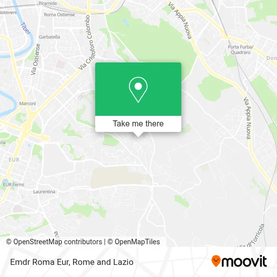 Emdr Roma Eur map