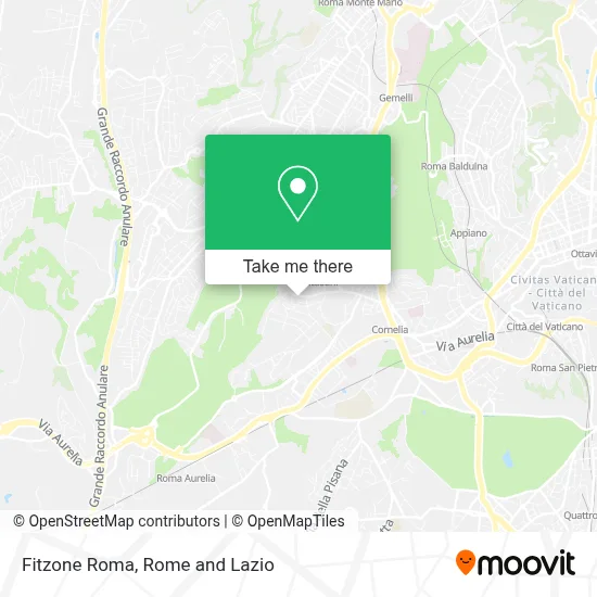 Fitzone Roma map
