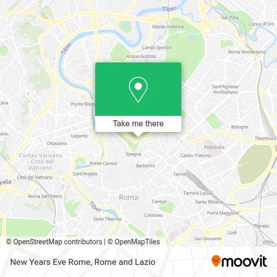 New Years Eve Rome map