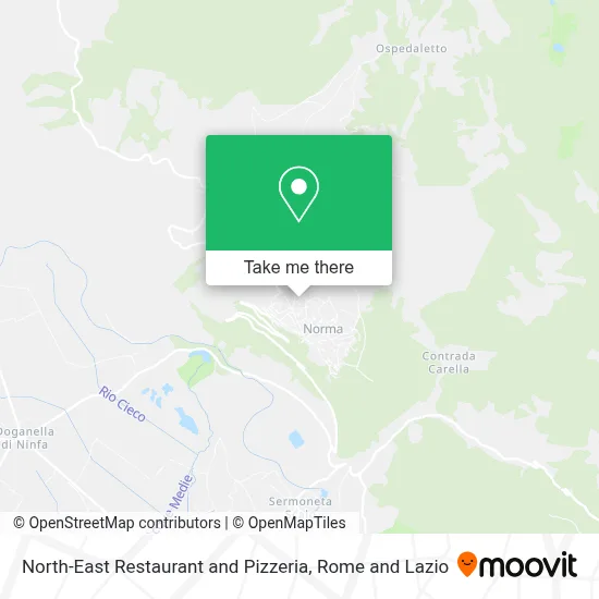 North-East Restaurant and Pizzeria map