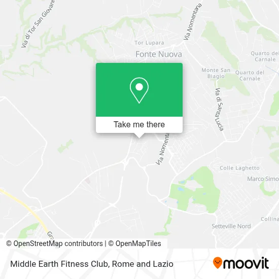 Middle Earth Fitness Club map
