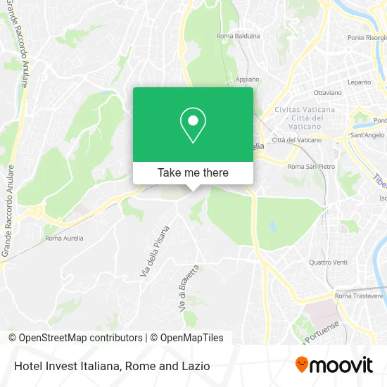 Hotel Invest Italiana map