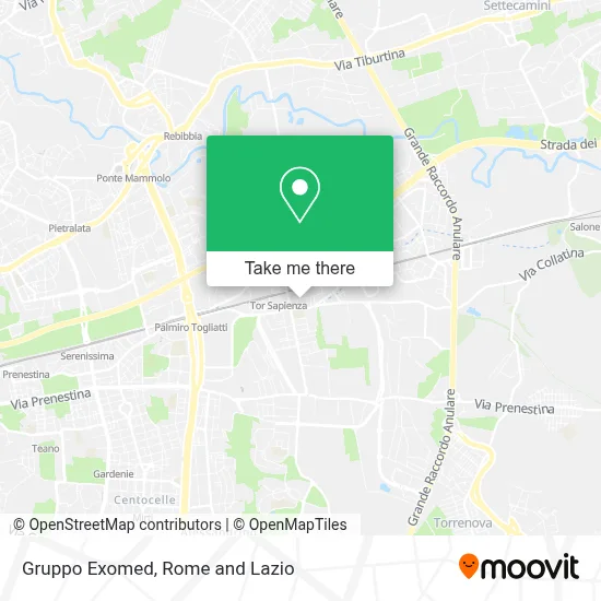 Gruppo Exomed map