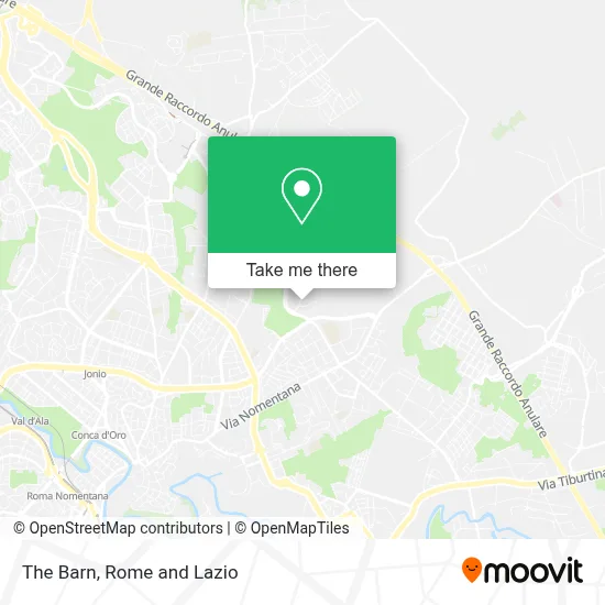 The Barn map