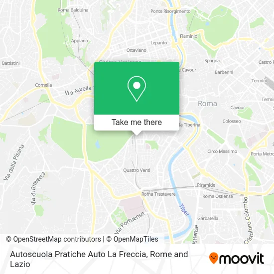 Autoscuola Pratiche Auto La Freccia map