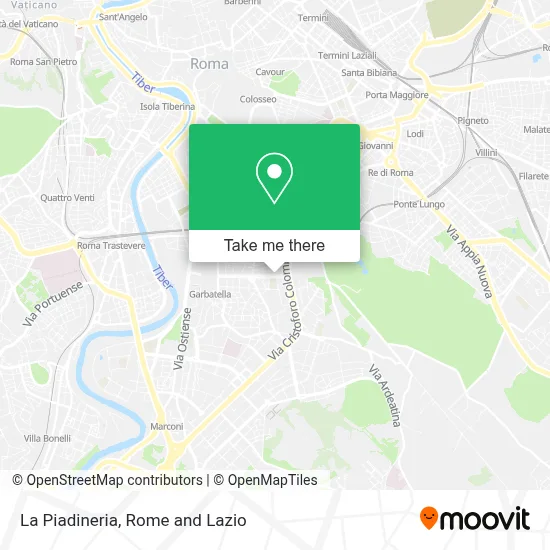 La Piadineria map