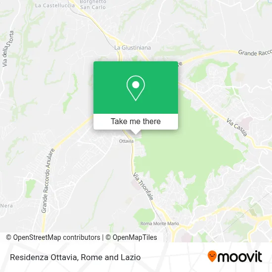 Residenza Ottavia map