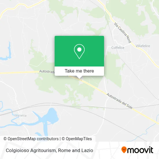 Colgioioso Agritourism map